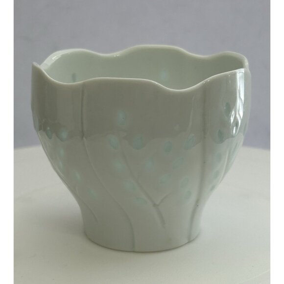 Dansk Other - Vintage Dansk Willow Light Votive Candle Holder Gunnar Cyren White Translucent